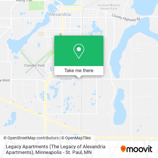 Mapa de Legacy Apartments (The Legacy of Alexandria Apartments)