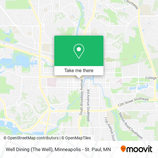 Mapa de Well Dining (The Well)
