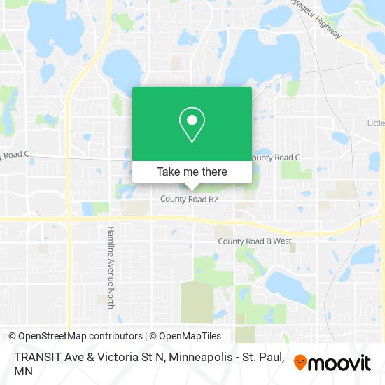 TRANSIT Ave & Victoria St N map
