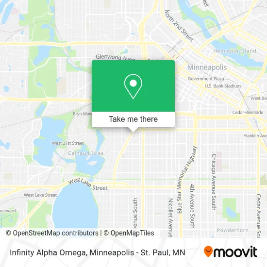 Infinity Alpha Omega map