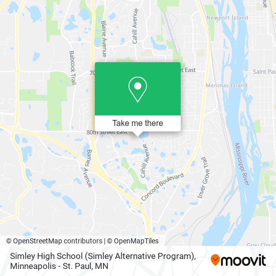 Mapa de Simley High School (Simley Alternative Program)