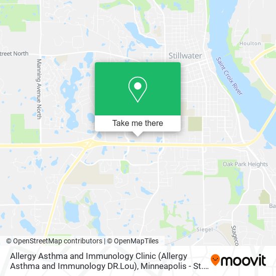 Allergy Asthma and Immunology Clinic map