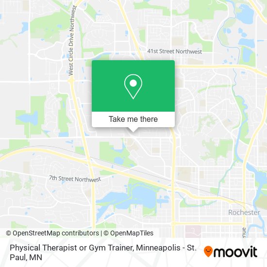 Physical Therapist or Gym Trainer map
