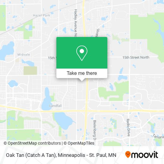Oak Tan (Catch A Tan) map