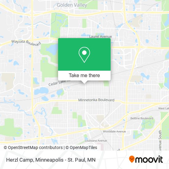 Herzl Camp map