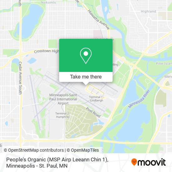 People's Organic (MSP Airp Leeann Chin 1) map