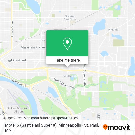 Motel 6 (Saint Paul Super 8) map