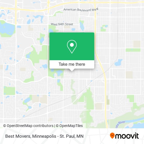 Best Movers map