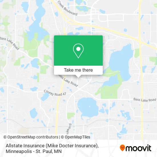 Allstate Insurance (Mike Docter Insurance) map