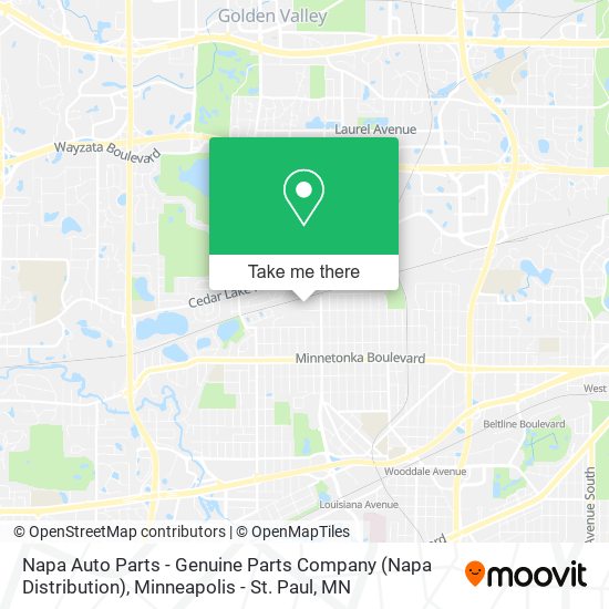 Napa Auto Parts - Genuine Parts Company (Napa Distribution) map