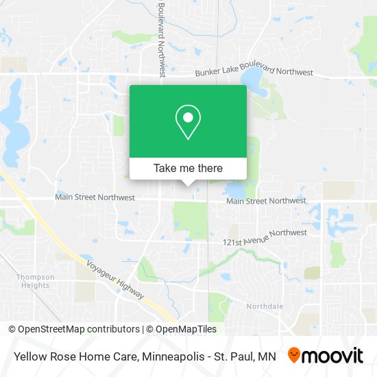 Yellow Rose Home Care map