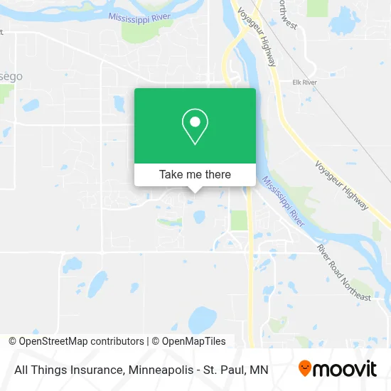 All Things Insurance map