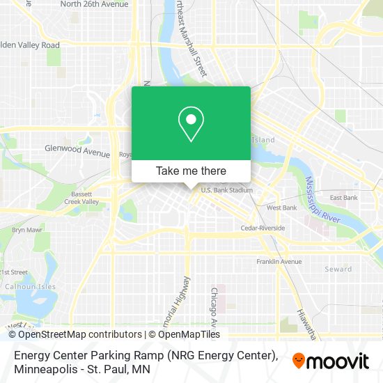 Mapa de Energy Center Parking Ramp (NRG Energy Center)