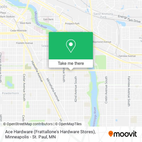 Ace Hardware (Frattallone's Hardware Stores) map