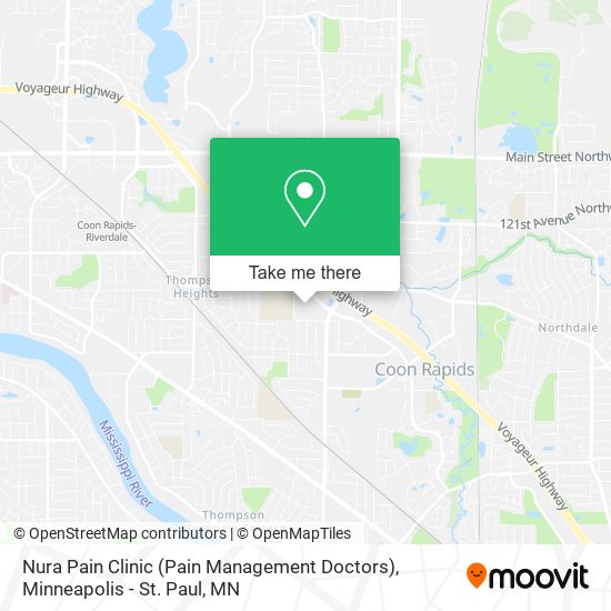 Mapa de Nura Pain Clinic (Pain Management Doctors)