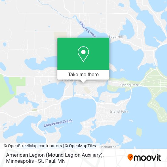 American Legion (Mound Legion Auxiliary) map