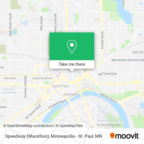 Speedway (Marathon) map