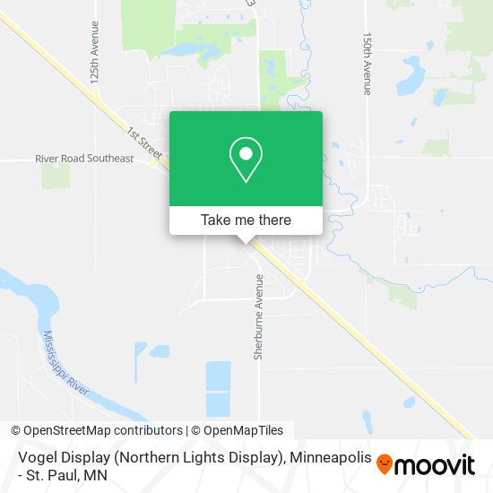 Vogel Display (Northern Lights Display) map