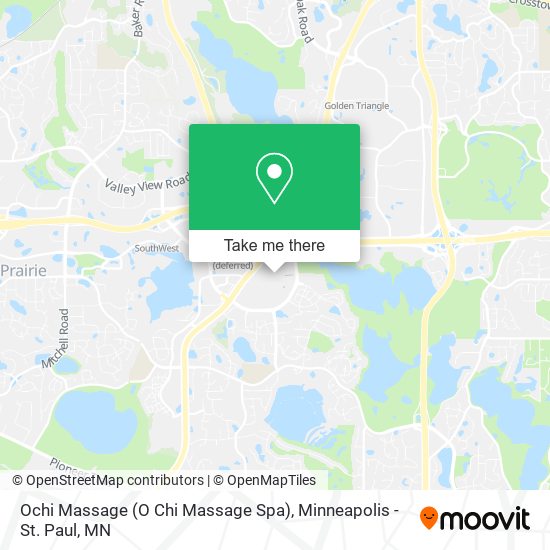 Mapa de Ochi Massage (O Chi Massage Spa)