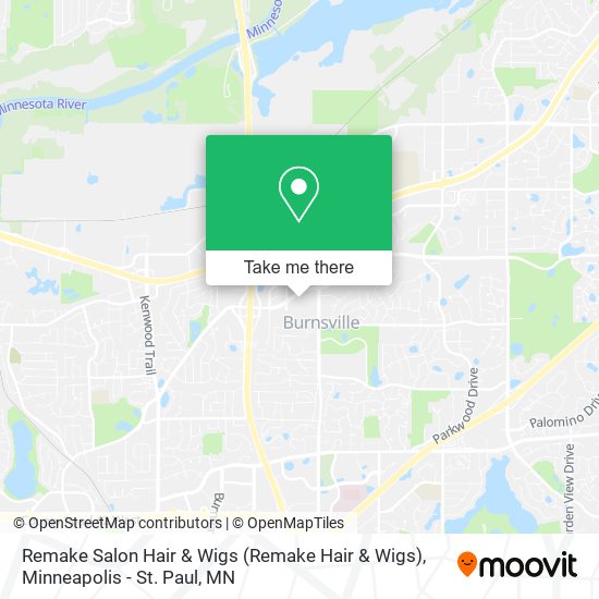 Remake Salon Hair & Wigs map