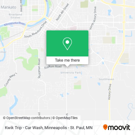Kwik Trip - Car Wash map