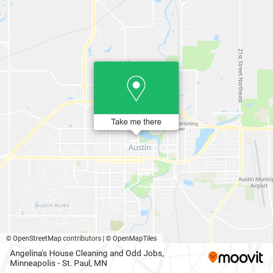 Mapa de Angelina's House Cleaning and Odd Jobs