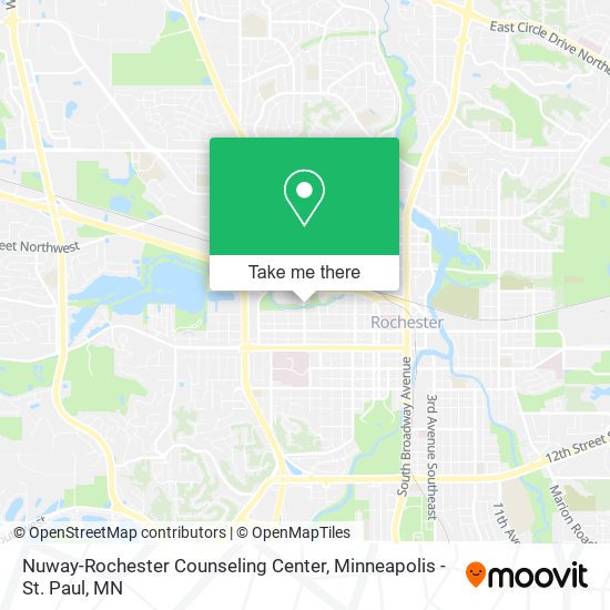 Mapa de Nuway-Rochester Counseling Center