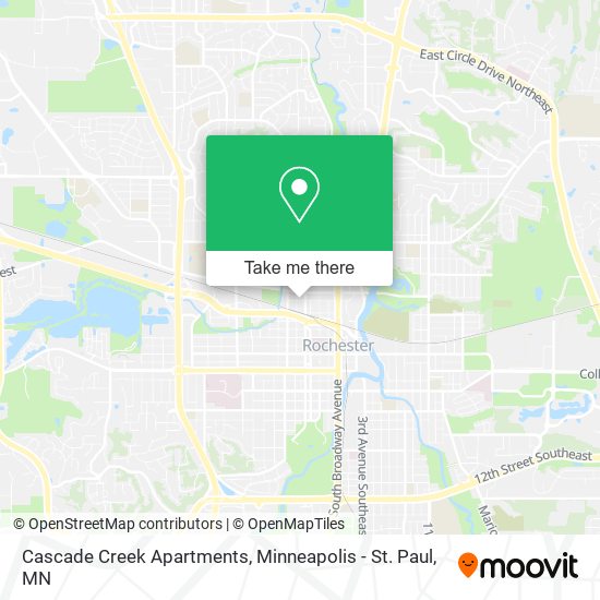 Cascade Creek Apartments map