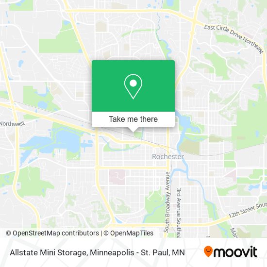 Allstate Mini Storage map