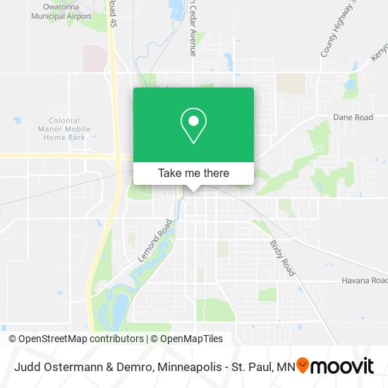 Judd Ostermann & Demro map