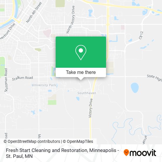 Fresh Start Cleaning and Restoration map