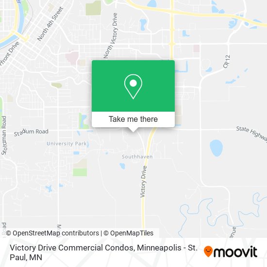 Victory Drive Commercial Condos map