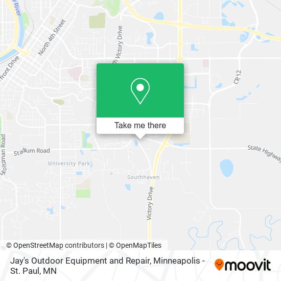 Mapa de Jay's Outdoor Equipment and Repair