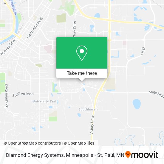 Diamond Energy Systems map