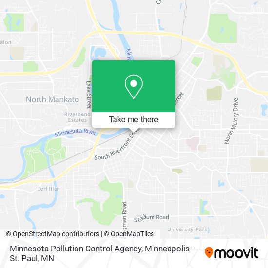 Minnesota Pollution Control Agency map