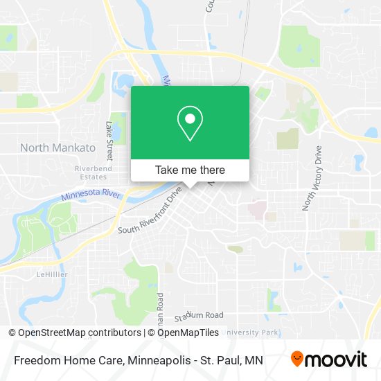 Freedom Home Care map