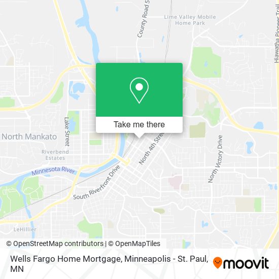 Wells Fargo Home Mortgage map