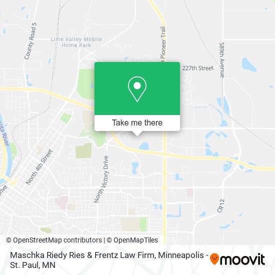 Mapa de Maschka Riedy Ries & Frentz Law Firm