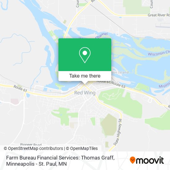 Farm Bureau Financial Services: Thomas Graff map