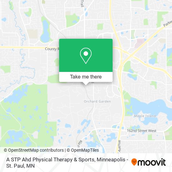 A STP Ahd Physical Therapy & Sports map
