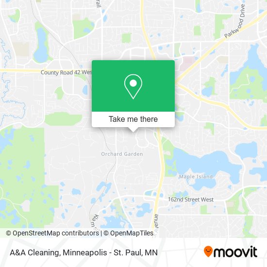 A&A Cleaning map