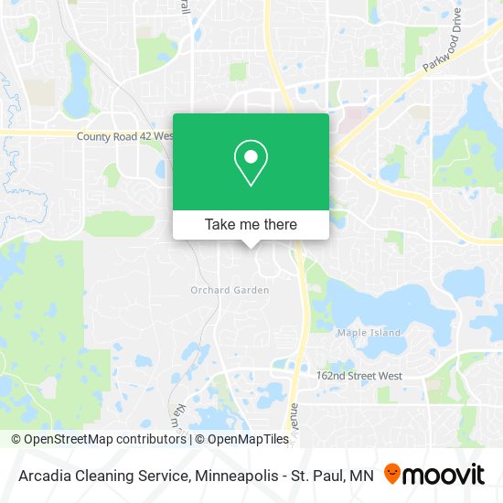 Arcadia Cleaning Service map
