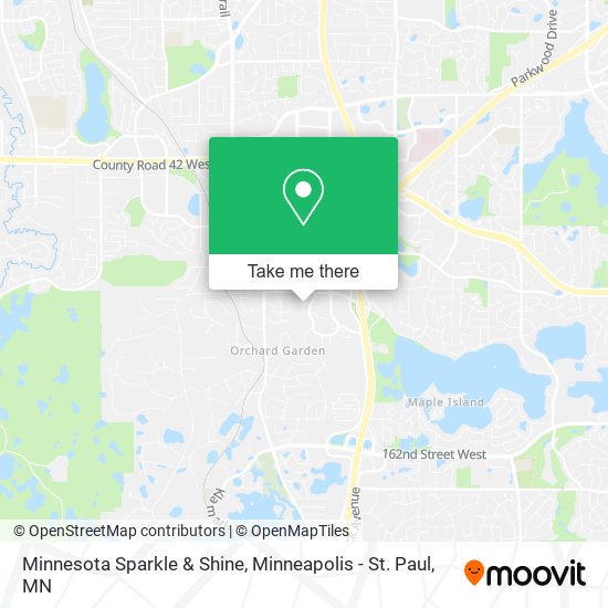 Minnesota Sparkle & Shine map