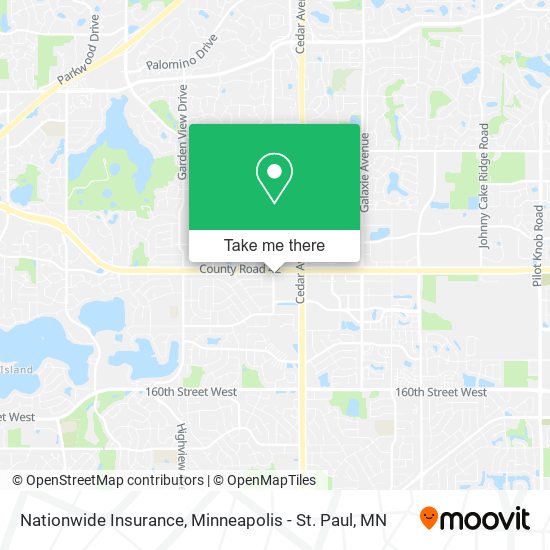 Nationwide Insurance map