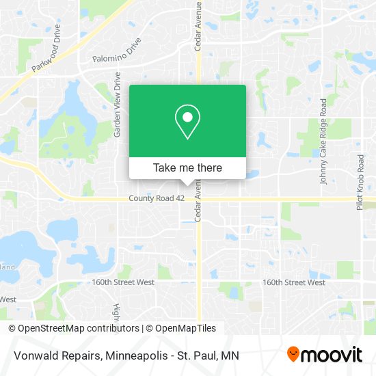 Vonwald Repairs map