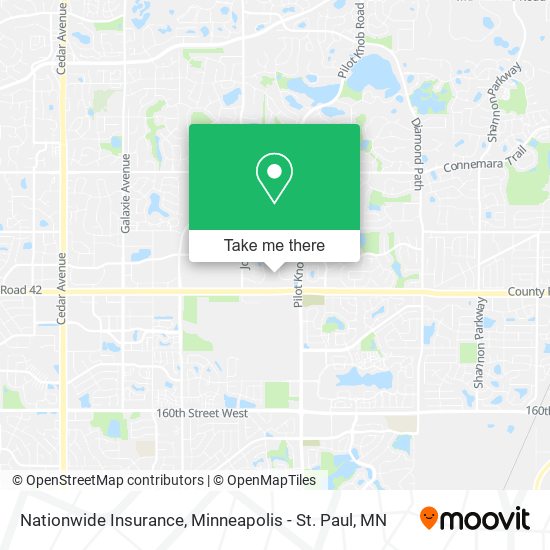 Nationwide Insurance map