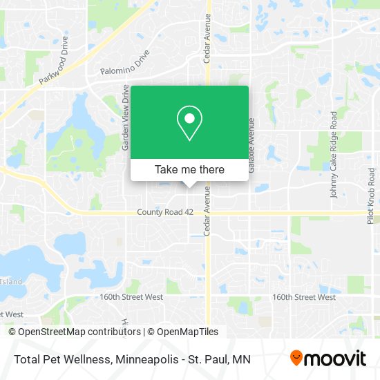 Total Pet Wellness map