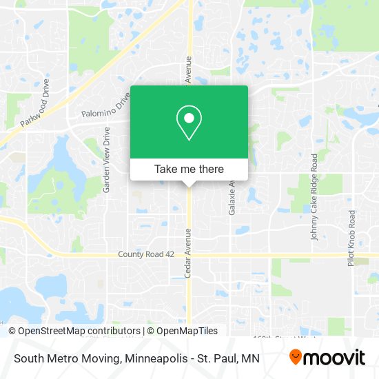 South Metro Moving map