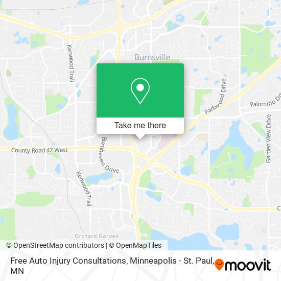 Mapa de Free Auto Injury Consultations