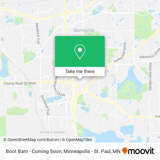 Mapa de Boot Barn - Coming Soon